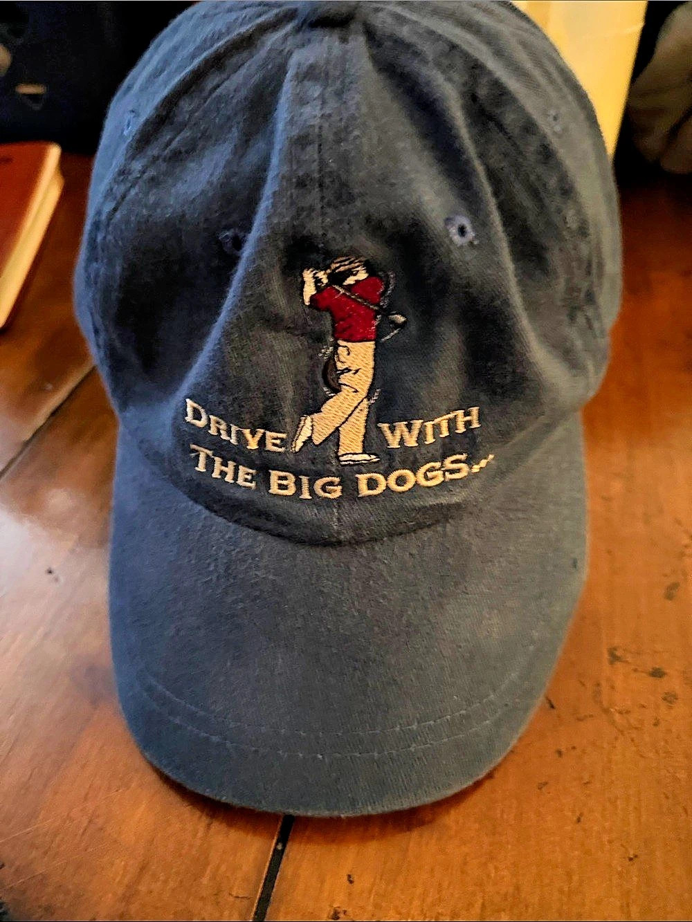 Big Dogs Drive With The Big Dogs Golf Hat Blue